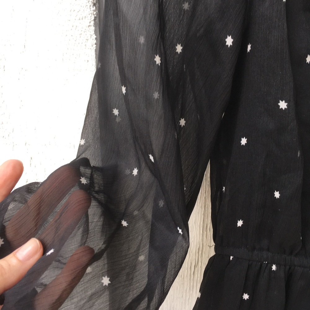 SOLD ✨Sheer Star Print Dress✨